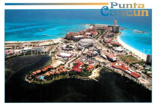 Cancun Fliegeraufnahme