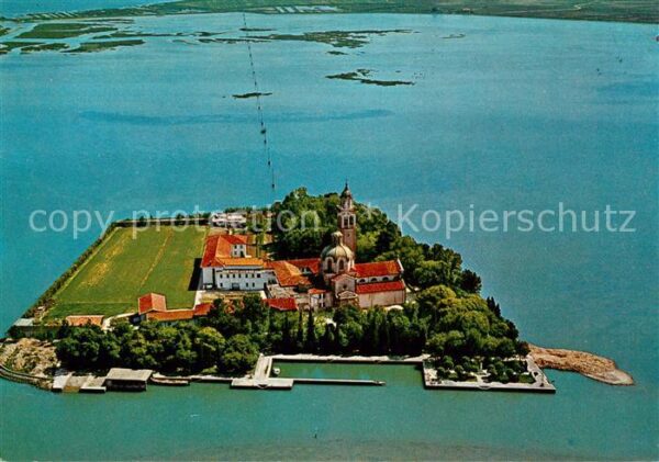 Grado Gorizia Isola e Santario di Barbana Fliegeraufn