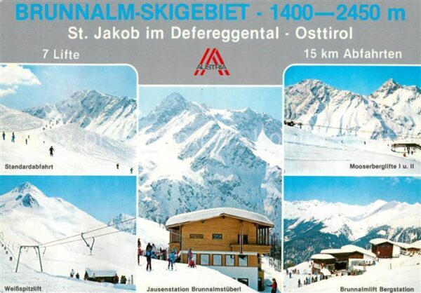 St Jakob Defereggen Standardabfahrt Mooseberglifte Weisspit