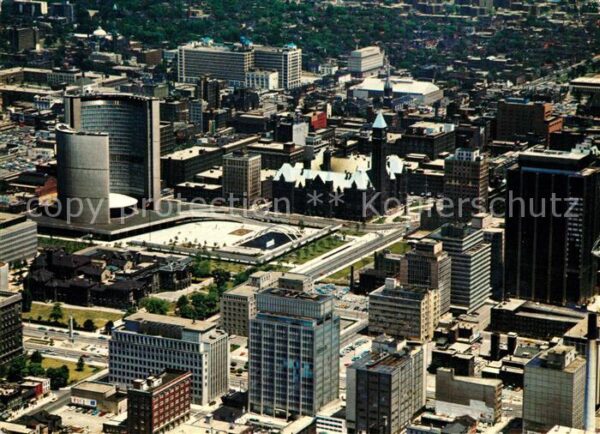 Toronto Canada City Hotel Fliegeraufnahme