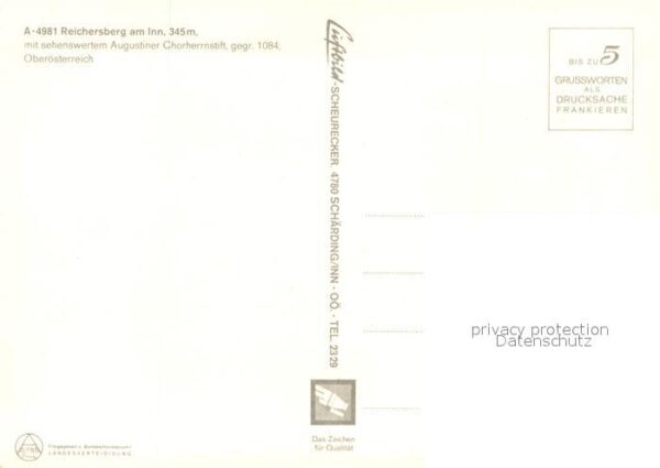 Reichersberg Inn Fliegeraufnahme mit Augustiner Chorherr – Bild 2