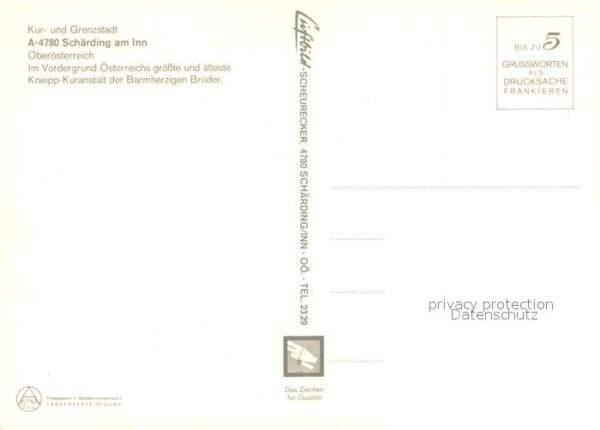 Schaerding Inn Kneipp Kuranstalt der Barmherzigen Brüd – Bild 2