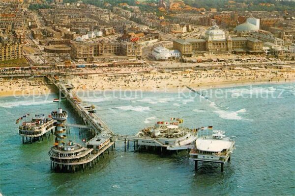 Scheveningen Seebrücke Fliegeraufnahme