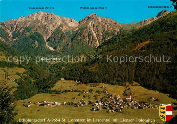 St Lorenzen Lesachtal mit Lienzer Dolomiten