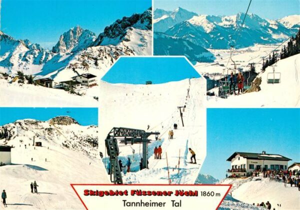 Tannheimertal Füssener Jöchl Skilifte Bergrestaurant