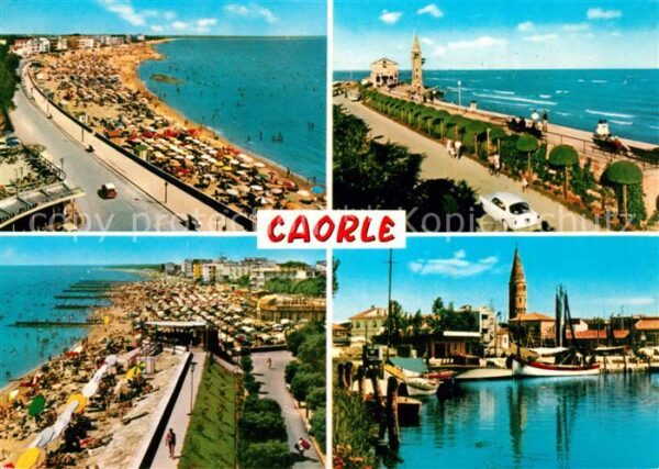 Caorle Venezia Strand Promenade Bootshafen