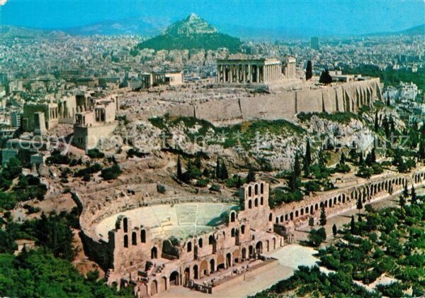 Athen Griechenland Akropolis Fliegeraufnahme