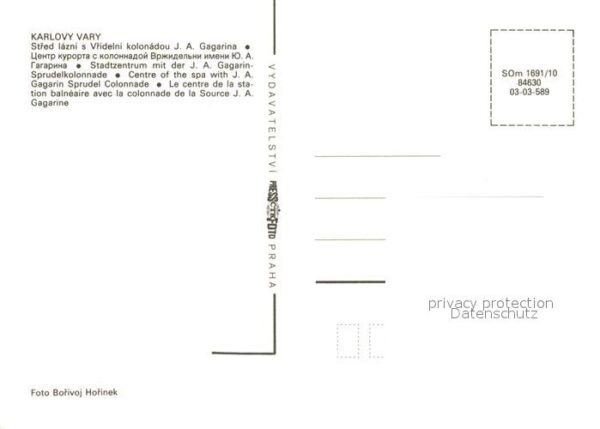Karlovy Vary Stadtzentrum Gagarin Sprudelkolonnade – Bild 2