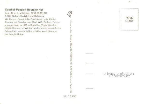 Heutal Unken Gasthof Pension Heutaler Hof Gaststube – Bild 2