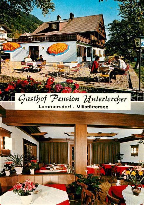 Millstatt Millstaettersee Gasthof Pension Unterlercher Gastraum T