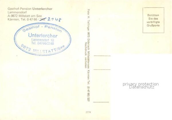 Millstatt Millstaettersee Gasthof Pension Unterlercher Gastraum T – Bild 2