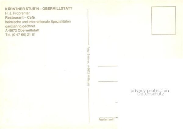 Obermillstatt Kaernten Kärntner Stubn Restaurant Cafe – Bild 2