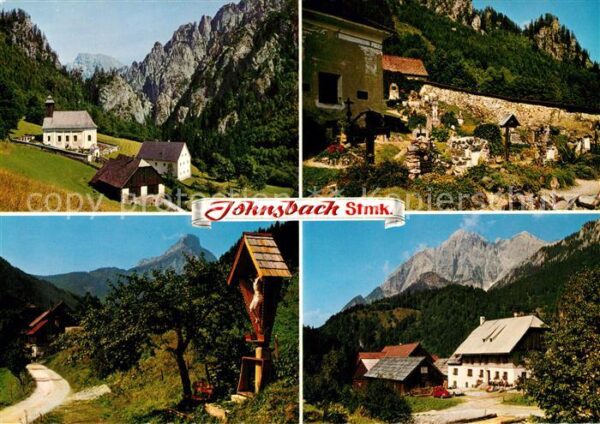Johnsbach Steiermark mit Gr Buchstein Bergsteigerfriedhof Ka