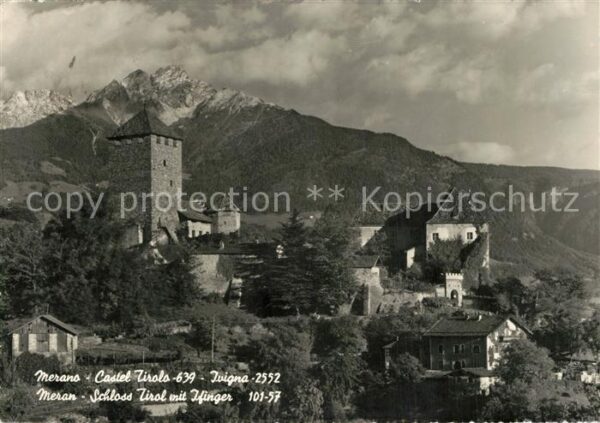 Meran Merano Schloss Tirol mit Ifinger