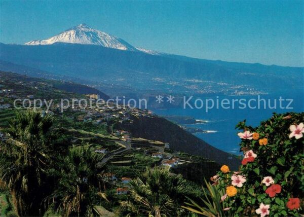 Tenerife Valle de La Orotava y El Teide