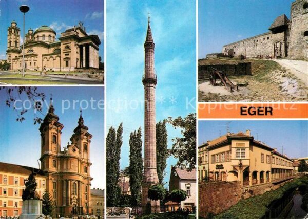 Eger Cheb Tschechien Schloss Stadtmauer Minarett