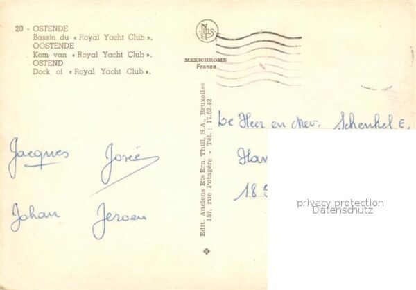 Ostende Oostende Bassin du Royal Yacht Club – Bild 2