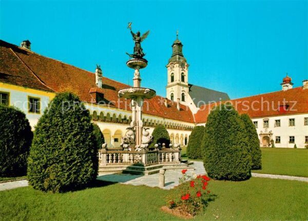 Reichersberg Inn Augustiner Chorherrenstift mit Michaelb