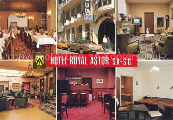 Oostende Ostende Hotel Royal Speisesaal Gasträume Bar