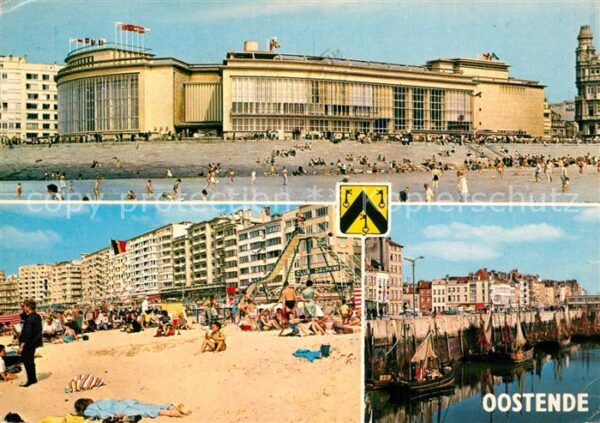 Oostende Ostende Kursaal Strand Yachthafen