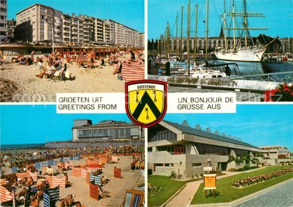 Oostende Ostende Strand Yachthafen Kursaal