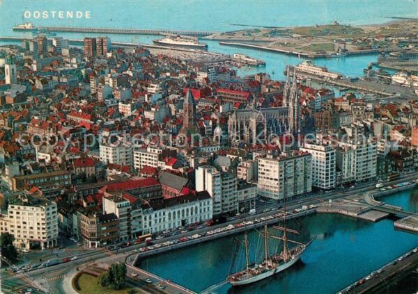 Oostende Ostende Vue aerienne