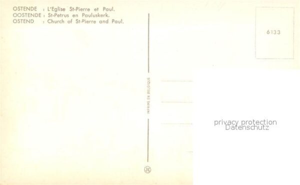 Oostende Ostende St Petrus en Pauluskerk – Bild 2