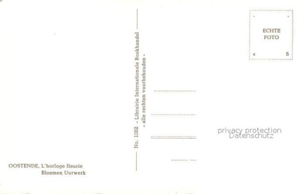 Oostende Ostende Blumenuhr – Bild 2