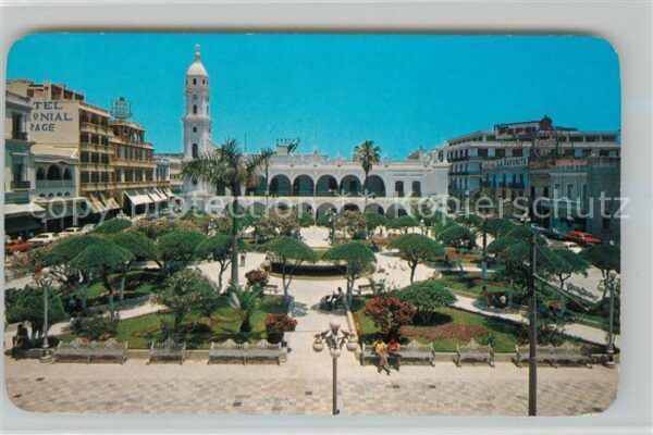 Veracruz La Plaza de Armas y el Palacio Municipa