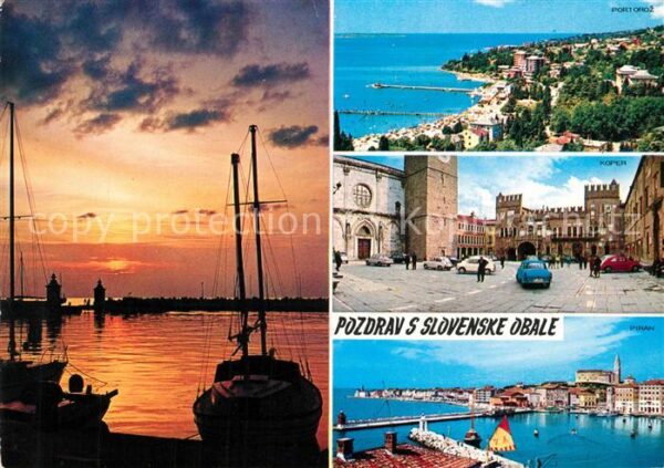 Portoroz Stimmungsbild Panorama Koper Piran