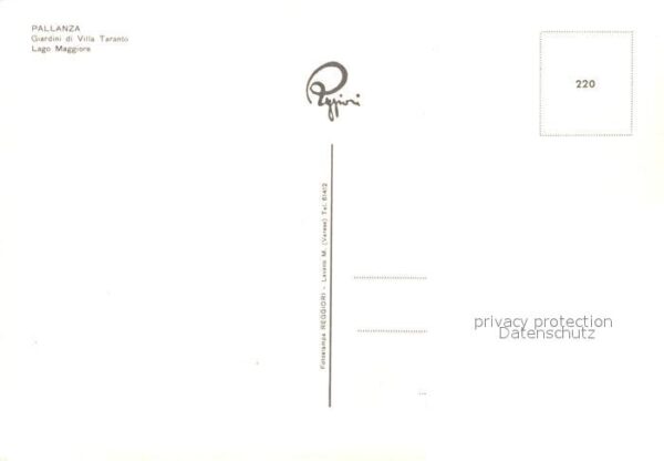 Pallanza Giardini di Villa Tarantio Lago Maggior – Bild 2