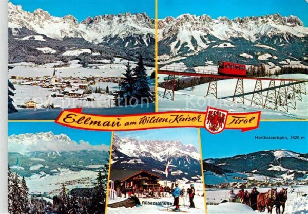 Ellmau Tirol Panorama Hartkaiser Standseilbahn Wilde