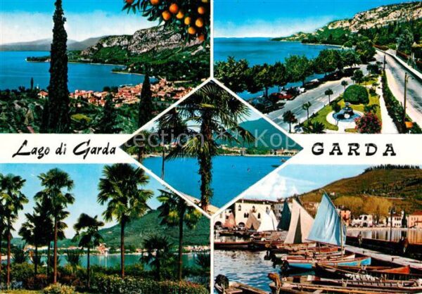 Garda Lago di Garda Teilansichten Bootshafen