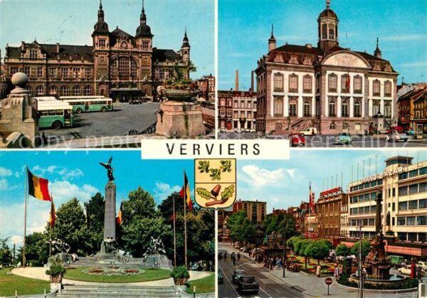 Verviers Liege Wallonie Schloss Monument Ortspartie