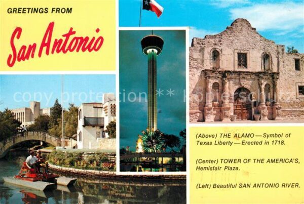 San Antonio Texas The Alamo Symbol of Texas Tower of the
