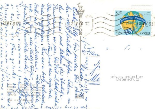 Rhodos Rhodes Aegaeis Tracht von Embona – Bild 2