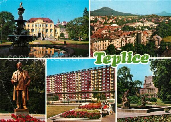 Teplice Kamenne lazne Ctvrf Doubravka Pomnik Kl
