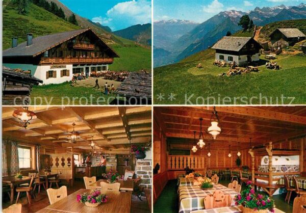 Schenna Meran Staffell Hütte Gaststube Hirzer Gebiet