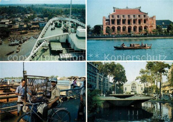 Ho Chi Minh City Impression with Saigonriver and Ho Chi