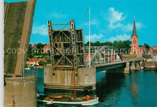 Sonderborg Alssund mit König Christian X Brücke