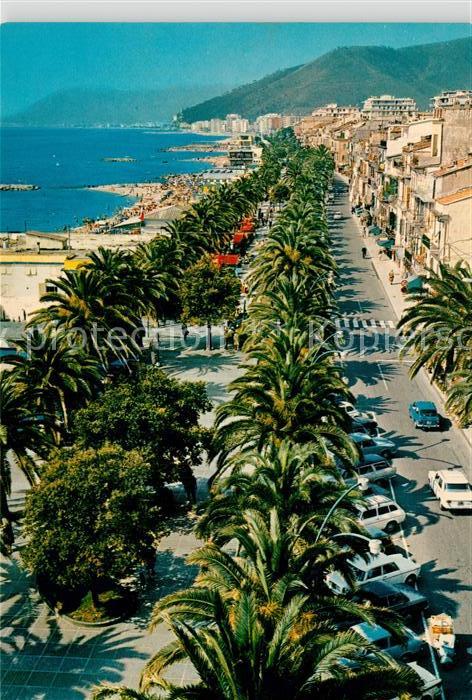 Loano Panorama della passeggiata lungomare e