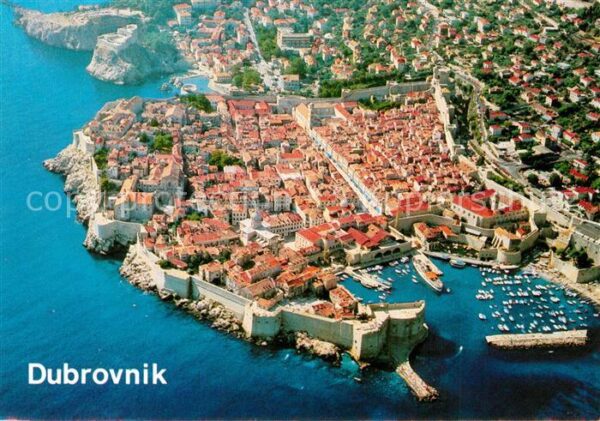 Dubrovnik Ragusa Fliegeraufnahme