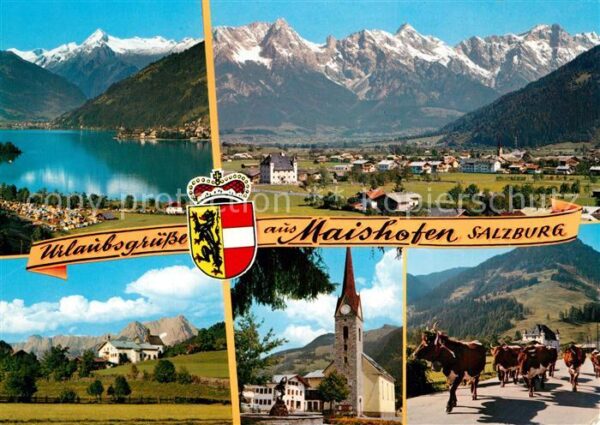 Maishofen Badestrand Zeller See Kitzsteinhorn Ste