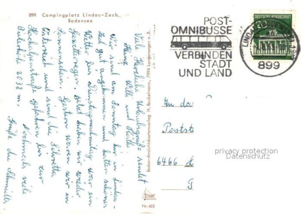 Lindau Bodensee Campingplatz Zech Details – Bild 2