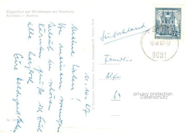 Klagenfurt Woerthersee Fliegeraufnahme mit Koschuta – Bild 2