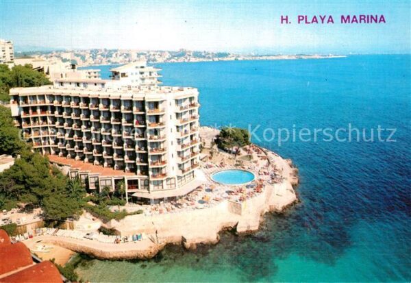 Illetas Playa Marina Fliegeraufnahme
