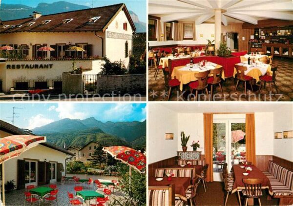 Tramin Weinstrasse  Gasthof Stern Restaurant Terrasse Gasts