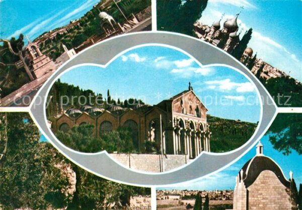 Jerusalem Yerushalayim Church of Gethsemane Jordan
