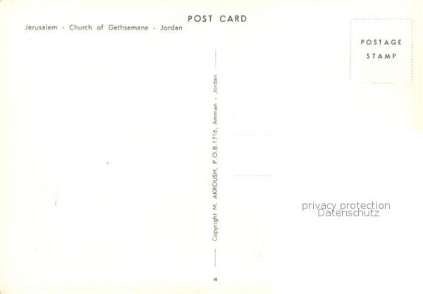 Jerusalem Yerushalayim Church of Gethsemane Jordan – Bild 2