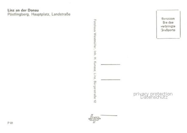 Linz Donau Kirche Pöstlingberg Hauptplatz Landstra – Bild 2